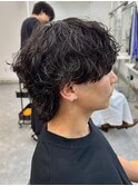 宇都宮メンズカットメンズパーマ波巻きスパイラルパーマツイスパ