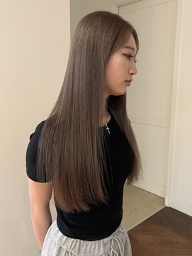 サラビューティーサイト 九大学研都市店(SARA Beauty Sight) グレージュカラー/レディーススタイル/ロングスタイル