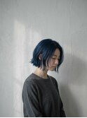ツヤ髪デニムカラー