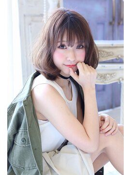 ニスル センター南店(NISURU） 似合わせカット/大人ガーリー/ダークアッシュ/着物/センター南