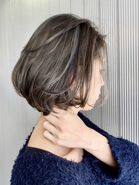 アリア バイ アルティナ(alia by artina) オンブレハイライト×グレージュボブ 【alia橋本】