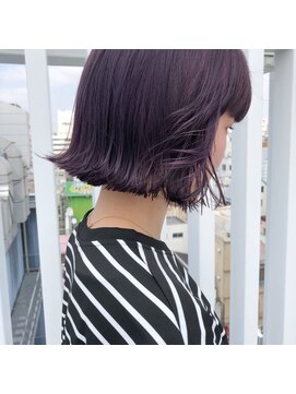 リー 梅田(Lee) Lee梅田◆エレガントボブ×バイオレット