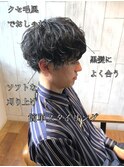 お客様スタイル☆ナチュラルパーマをラフにスタイリング☆