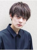 ナチュラルショートマッシュ ニュアンスパーマ