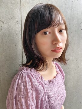 マルツ 銀座(maltu) フェミニンミディアム大人かわいい美髪ネビージュオリージュ