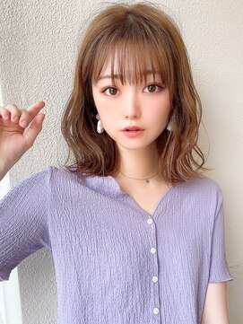 アフロート エル 錦糸町(AFLOAT L) ベージュカラー/かきあげ/アクセサリーカラー/マロンベージュ