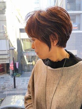 ノア ヘアデザイン 町田店(noa Hair Design) マルミ×ハンサムショート×髪質改善ヘアカラー