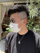 ネオリーブアイム 横浜西口店(Neolive aim)&nbsp;横浜★ワイルドツーブロ刈り上げスパイラルパーマ