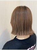 切りっぱなしボブ