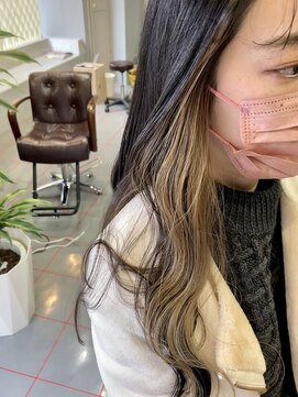 ダニーコウベ(Danny kobe) インナーカラーベージュ