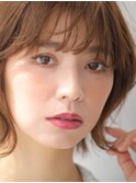 顔周りを包み込む大人ボブvol.3