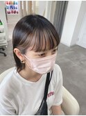 外ハネボブ×フェイスフレーミング