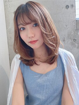 ルービック(Rubik's) 韓国くびれヘア/アッシュブラウン