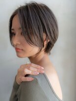 エースハバナ 渋谷(1 HAVANA)&nbsp;ヌーディカラー/前下がりボブ/小顔ヘア/大人ボブ