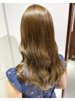 透明感カラー　縮毛矯正　ストレートパーマ