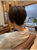 髪質改善　ビフォーアフター　その523（ショートデザイン）
