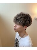 波巻きmixツイストスパイラルパーマ