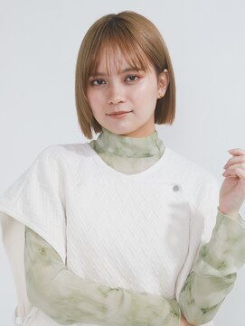 オンク 新宿(onk) 黒髪/グレーベージュ/レイヤーロング/前髪パーマ[新宿駅]