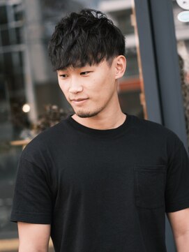 デフ(def) メンズ ツーブロック×ツイストスパイラルパーマ