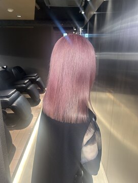 ペレ 栄店(PELE) 切りっぱなしボブ/エアリーロング/美髪/ピンクブラウン/栄