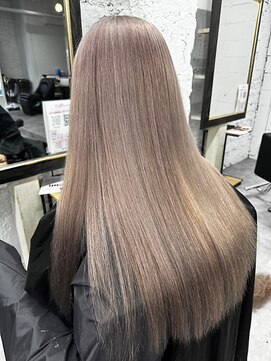 リア(riah) ケアブリーチ/透明ダブルカラー/ホワイトミルクティーアッシュ