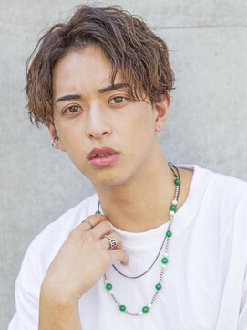 シティ(CITY) 【小久保style】韓国マッシュニュアンスパーマグレーベージュ