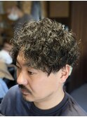 ツーブロック・ツイストパーマ