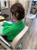 着物ヘアアレンジ