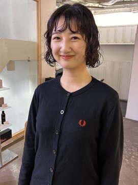 カシェ ナカザキ(CACHE NAKAZAKI) ボブパーマ/前髪パーマ/ボブスタイル