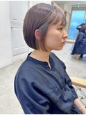 Say.イメチェンショートボブアッシュ外ハネボブ美髪ワイドバング