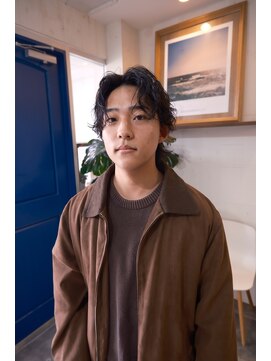 ヘアーサロン リベット(hair salon Libett) センターパートフェザーパーマ