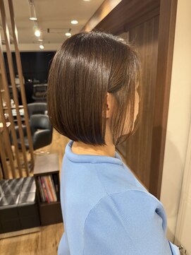 ハピネス クローバー 八木店(Happiness CLOVER) 白髪ぼかし　髪質改善　縮毛矯正　40代　ボブ