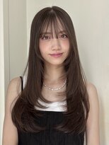 ローネス ギンザ(LONESS ginza)&nbsp;レイヤーカット/小顔カット/くすみベージュ/透明感カラー