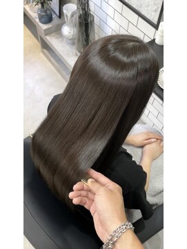 アンド(ANDO) 【髪質改善】ULTOWA×silmere pro&水素カラー