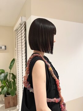 ボヌール 西宮北口(Bonheur) 【西宮北口】ぱつっと切りっぱなしボブ