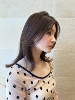 ソト 銀座(soto.)&nbsp;ミディアムヘア/暗めカラー/デザインカラー/レイヤーカット