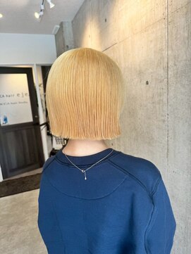 ロッカヘアエジェ(ROCCA hair eje.) ブリーチラインボブ