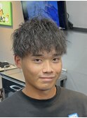 癖毛を活かしたスタイル