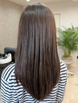 ジーナ 渋谷 表参道(JINA)&nbsp;大人レイヤーカット/オリーブベージュ/前髪あり/20代30代40代