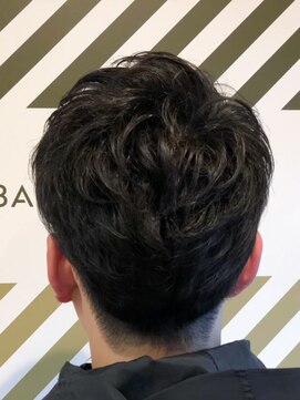 バーバーバー ナカノ(BARBER BAR NAKANO) 30代メンズパーマ　ツーブロックスタイル