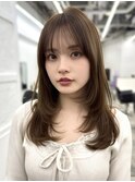 レイヤーカット/透明感カラー/髪質改善トリートメント