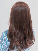 ポルト(porto produced by teatro hair salon)&nbsp;アッシュブラウン 透明感カラー ロングレイヤー コテ巻き 美髪