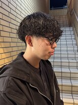 トレス(Tress)&nbsp;メンズ波巻きパーマ×ナチュラルマッシュ 【いわき/平/Tress】