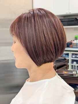 ヘアデザイニング ズーム 飯田橋店(hairdesigning Zoom) ショートボブ