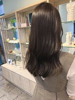 ヘアーメイクオズ(hair make O/S)&nbsp;髪質改善メテオカラー×オリーブグレージュ