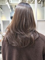 フィルムス 田町芝浦(FILMS) ミルクティーベージュ/クラゲヘア/顔周り/シースルー/田町