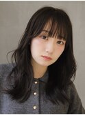 天神大名今泉ロングレイヤー韓国風くびれ巻き髪小顔透明感ヘア
