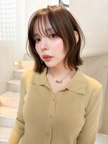 サイン 渋谷(SIGN) 韓国ヘアハッシュカットレイヤーカットブリーチ無し韓国ボブ渋谷