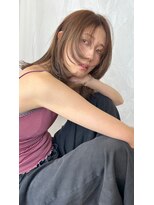 ブローチ(broche) 大人ブラウン