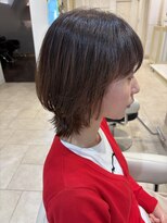 アッシュ 仙川店(Ash)&nbsp;30代40代50代髪質改善地毛風縮毛矯正ひし形ショートボブ白髪染め